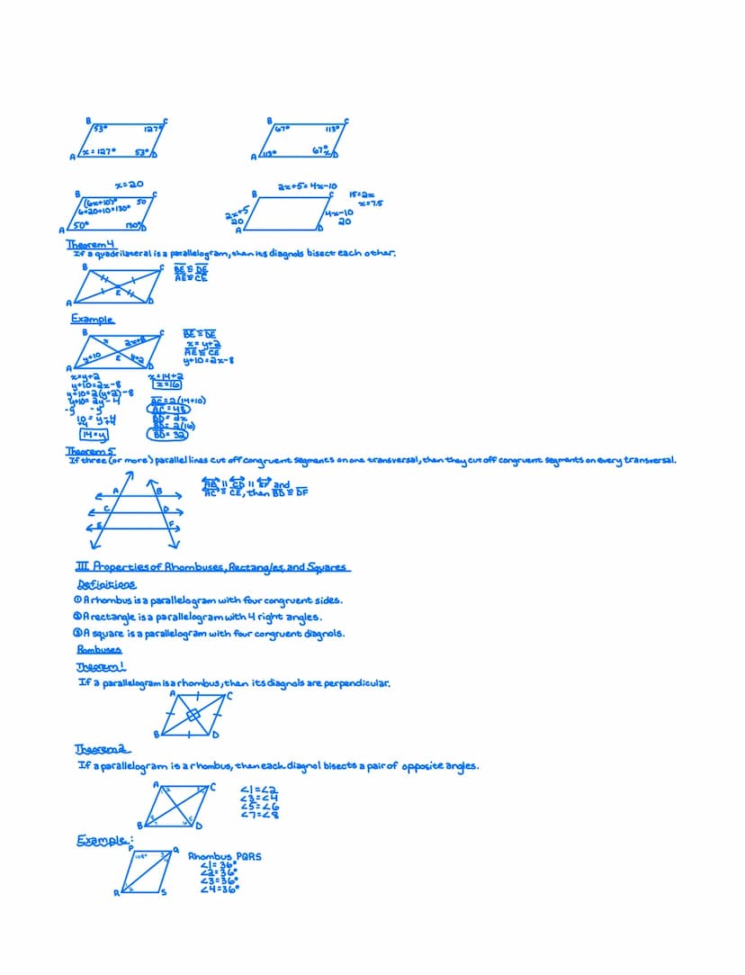 I. The Polygon Angle-Sum Theorems
(any number of gides)
The sum of the measures of the interior angles of an n-gon is: (n-2) 180
Example
กะไ