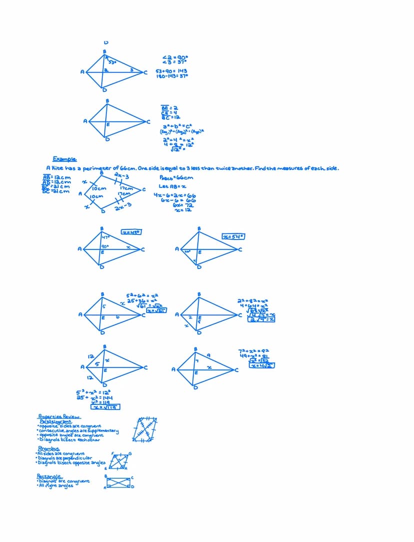 I. The Polygon Angle-Sum Theorems
(any number of gides)
The sum of the measures of the interior angles of an n-gon is: (n-2) 180
Example
กะไ