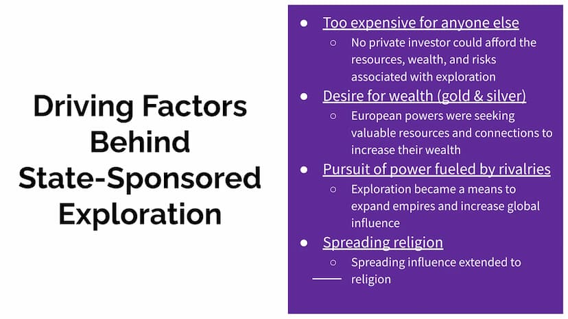 Topic 4.2
Exploration: Causes and Events from 1450-1750 Objective
In this presentation, we will learn about the causes, effects, and charact