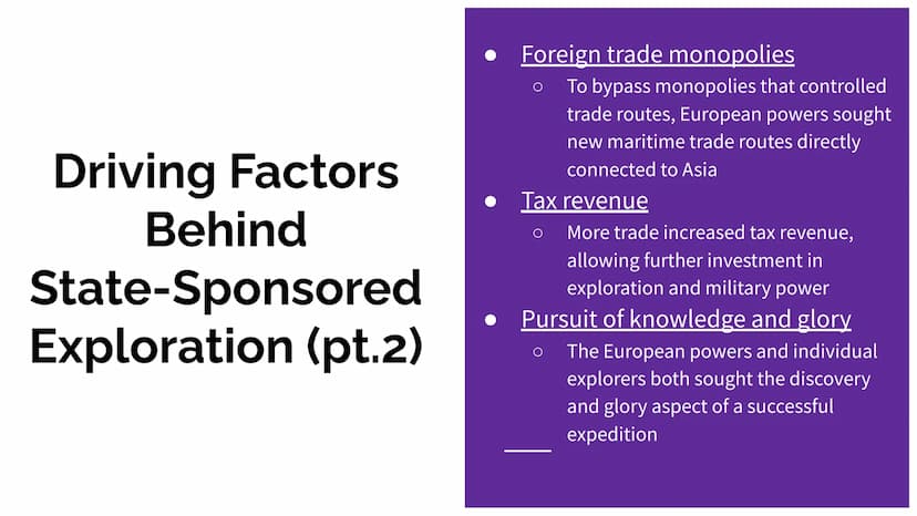 Topic 4.2
Exploration: Causes and Events from 1450-1750 Objective
In this presentation, we will learn about the causes, effects, and charact