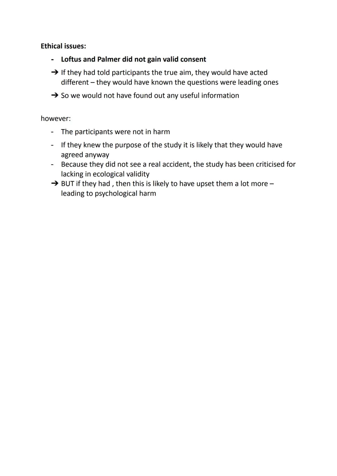 Loftus and Palmer (1974) Car Crash Experiment: Findings, Hypothesis & Summary