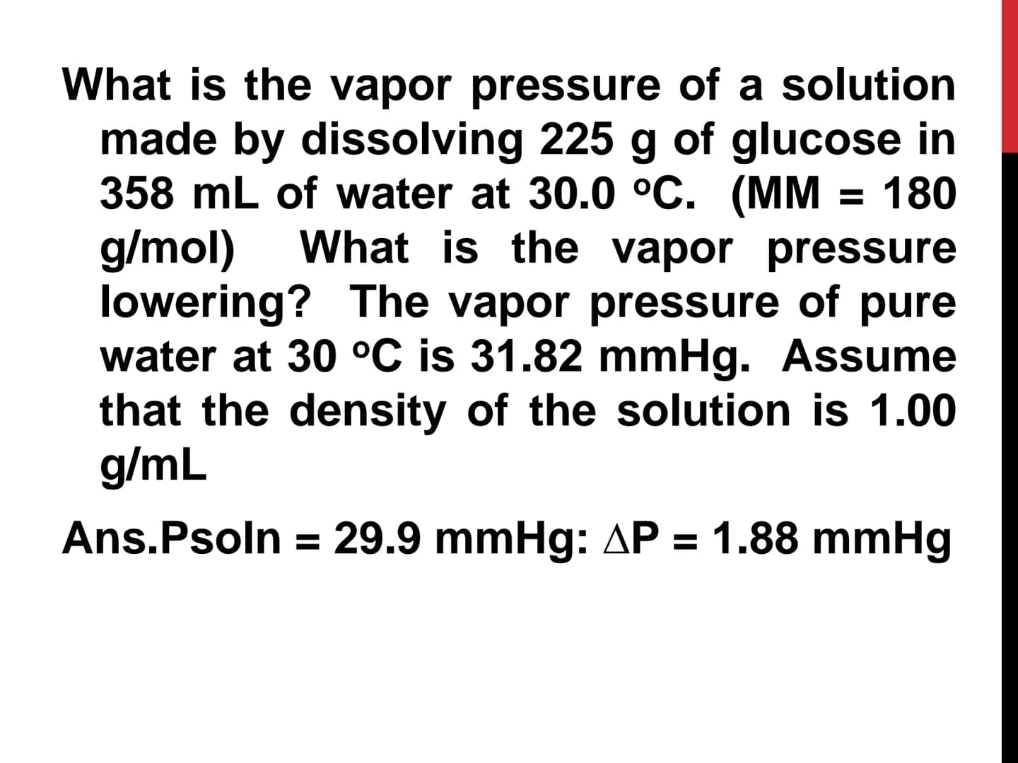 COLLIGATIVE
PROPERTIES
OF SOLUTIONS COLLIGATIVE
PROPERTIES
Colligative properties are properties of a
solution that depend only on the
numbe