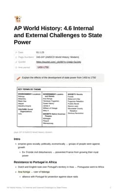 Know 4.6 Internal and External Challenges to State Power  thumbnail