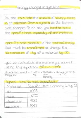 Know Energy Changes in Systems AQA Paper 1 thumbnail