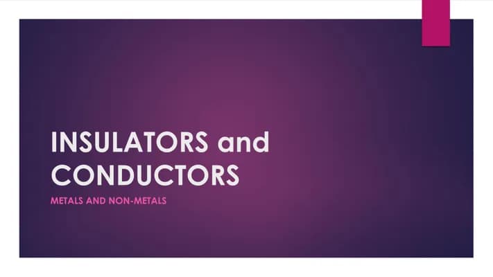 Know Insulators and Conductors thumbnail