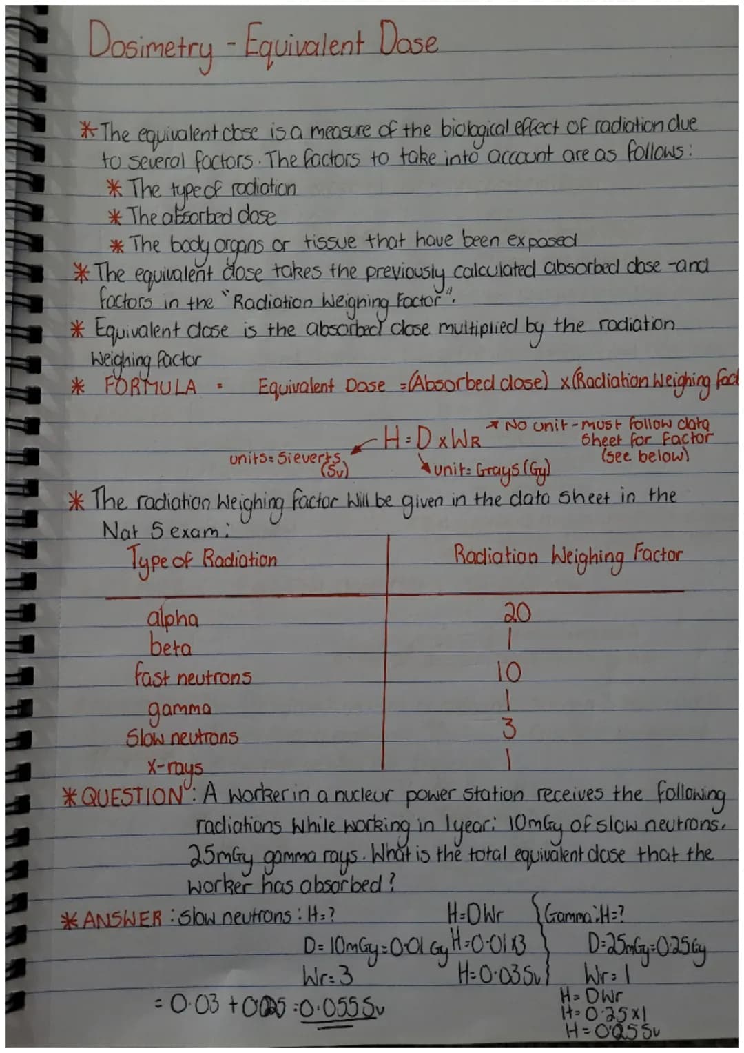 Half Life - Determining Half Life (Numerical Method)
* Findling Initial Activity
QA Source has activity of 8 Bg. It has a half life of 10 mi