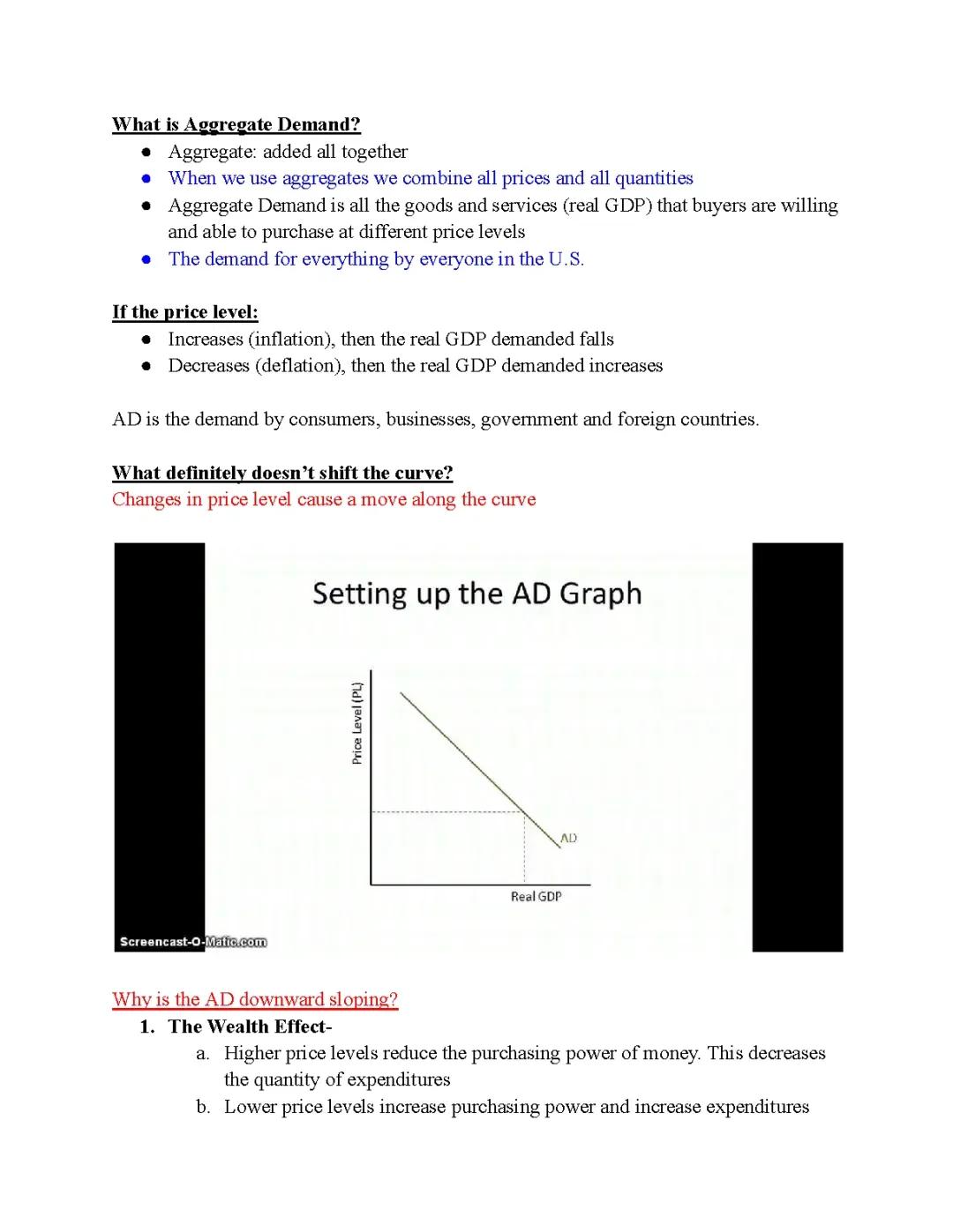 How Price Levels and Interest Rates Affect Aggregate Demand