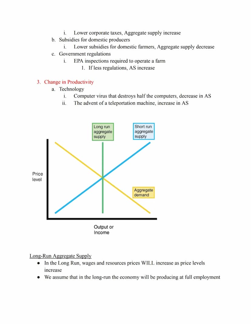 What is Aggregate Demand?
• Aggregate: added all together
● When we use aggregates we combine all prices and all quantities
•
Aggregate Dema