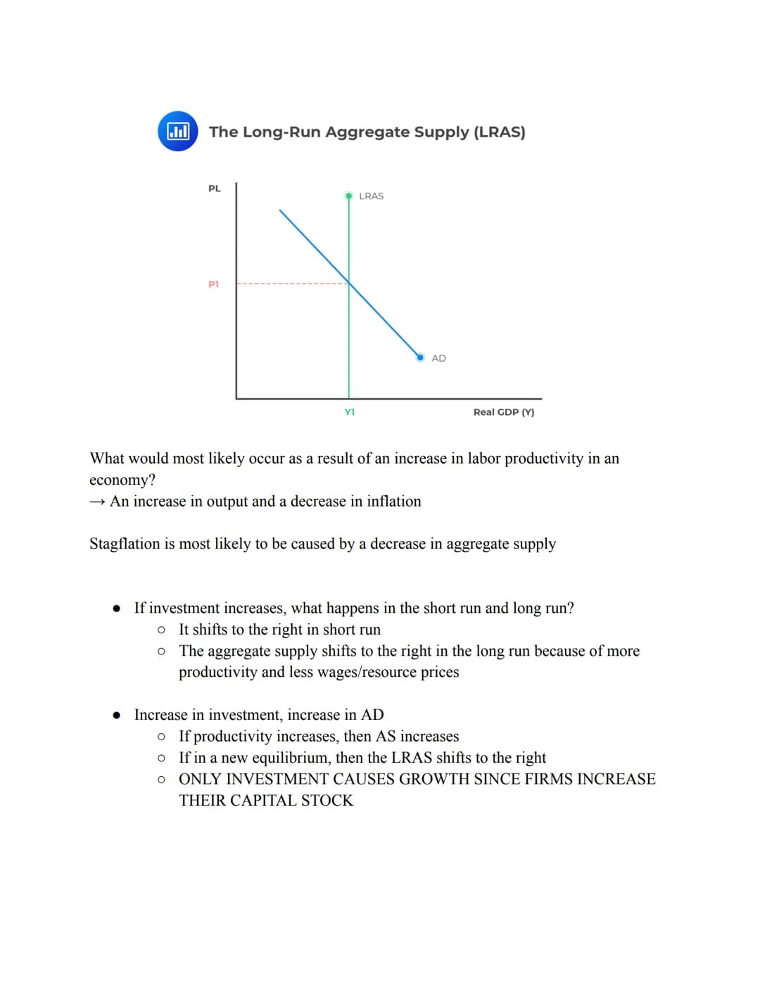 What is Aggregate Demand?
• Aggregate: added all together
● When we use aggregates we combine all prices and all quantities
•
Aggregate Dema