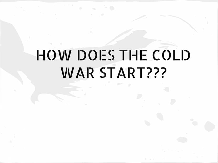 COLD WAR
(1945-1991) What is it all about?
United States vs. Soviet Union
COLD WAR-state of high tension between
these two countries. They d