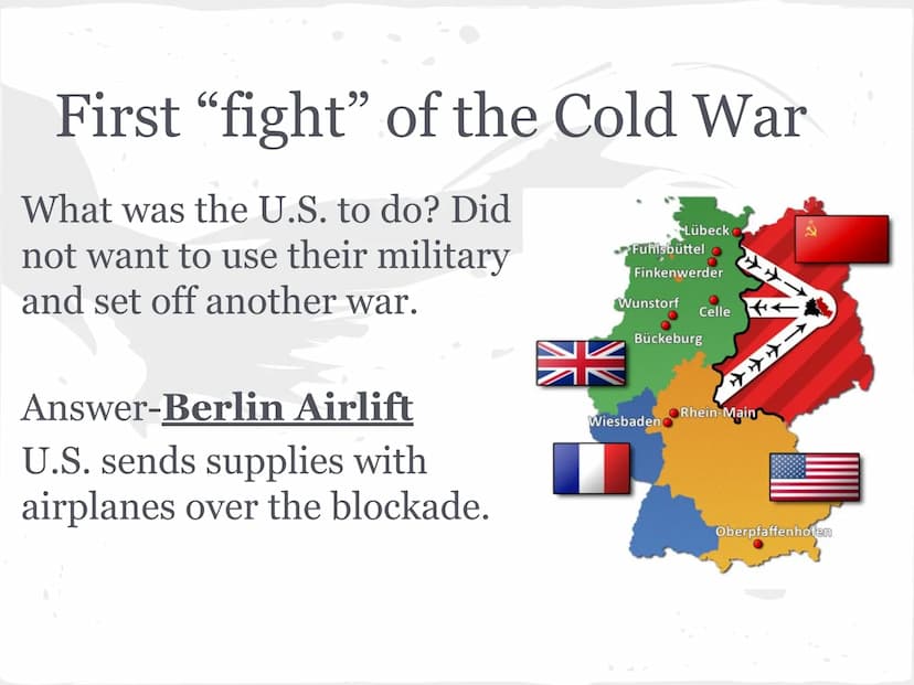 COLD WAR
(1945-1991) What is it all about?
United States vs. Soviet Union
COLD WAR-state of high tension between
these two countries. They d