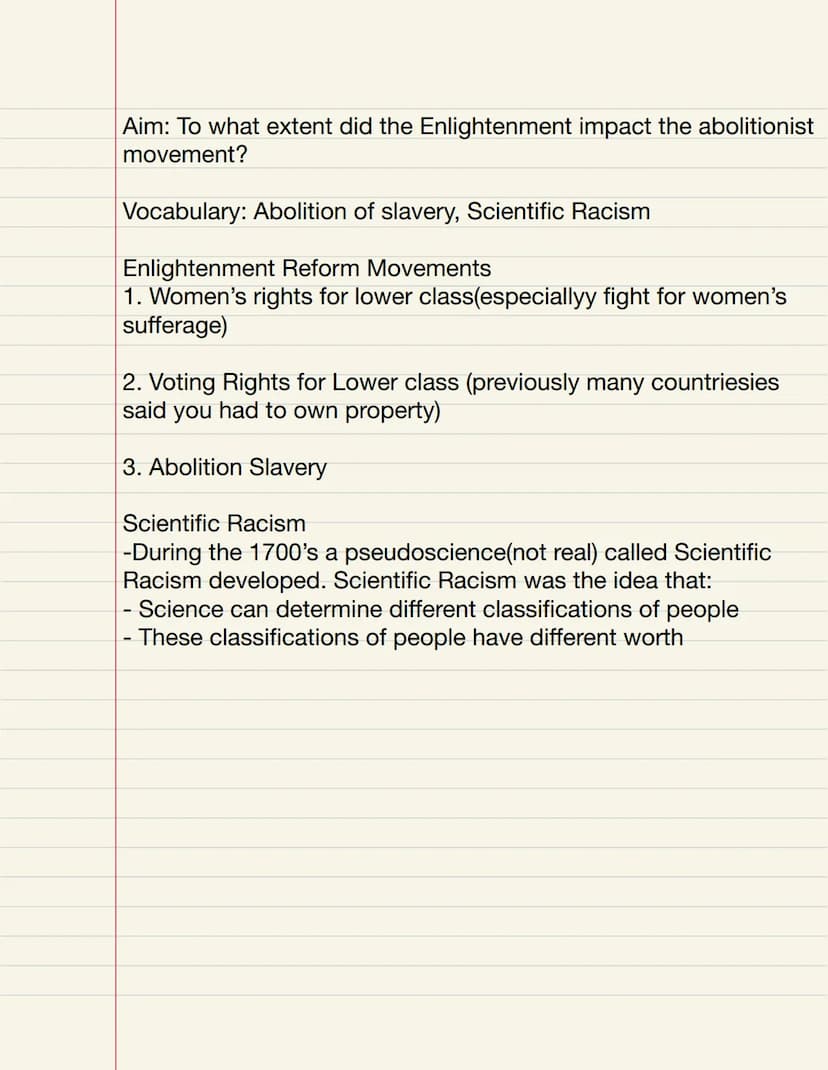 Unit 5: Revolutions (1750-1900) Aim: How do enlightenment thinkers influence our lives today?
Vocabulary: Enlightenment, Scientific Revoluti