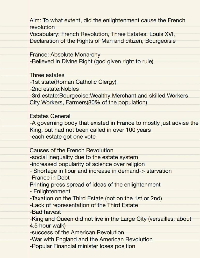 Unit 5: Revolutions (1750-1900) Aim: How do enlightenment thinkers influence our lives today?
Vocabulary: Enlightenment, Scientific Revoluti