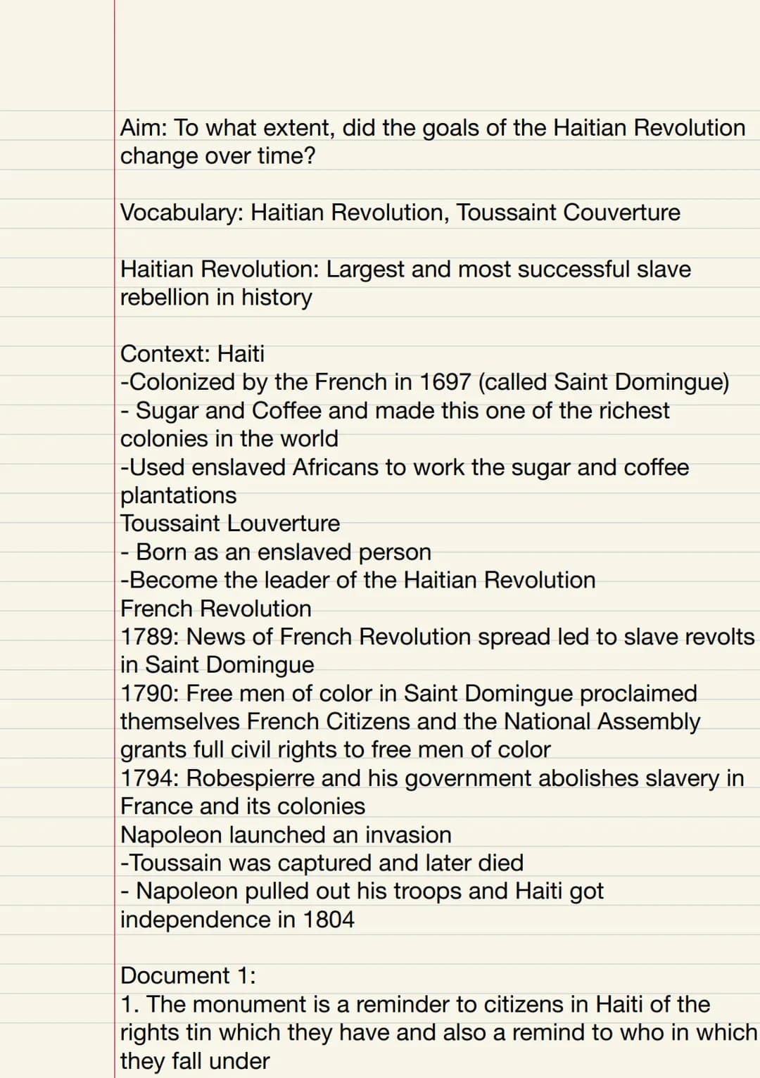 Unit 5: Revolutions (1750-1900) Aim: How do enlightenment thinkers influence our lives today?
Vocabulary: Enlightenment, Scientific Revoluti