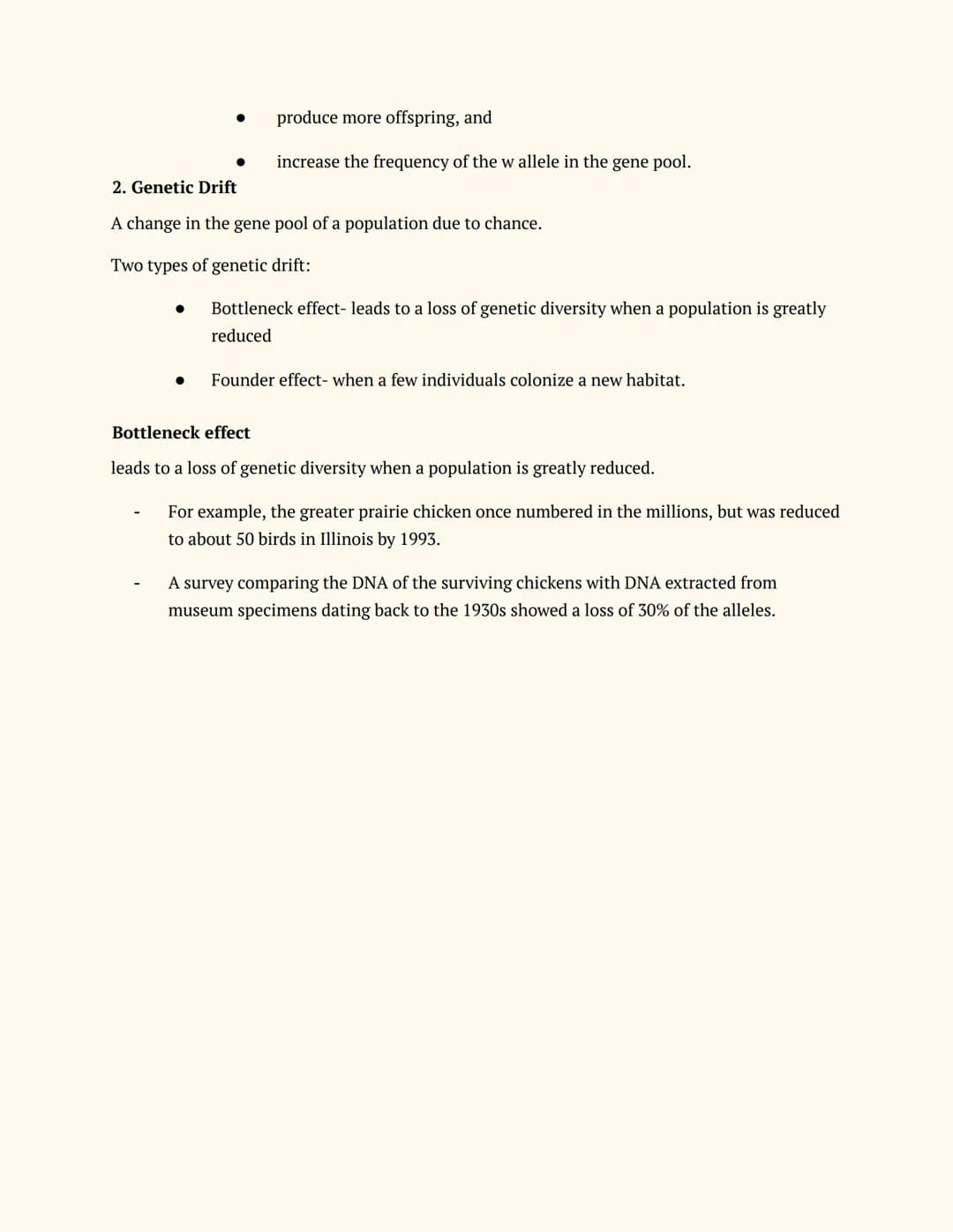 Unit 8: EVOLUTION
BIOLOGY
Notes
8.1 Introduction to Evolution
No, the Big Bang theory is used to explain the origin of life. Evolution focus