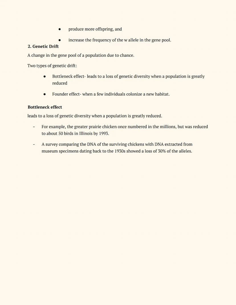 Unit 8: EVOLUTION
BIOLOGY
Notes
8.1 Introduction to Evolution
No, the Big Bang theory is used to explain the origin of life. Evolution focus
