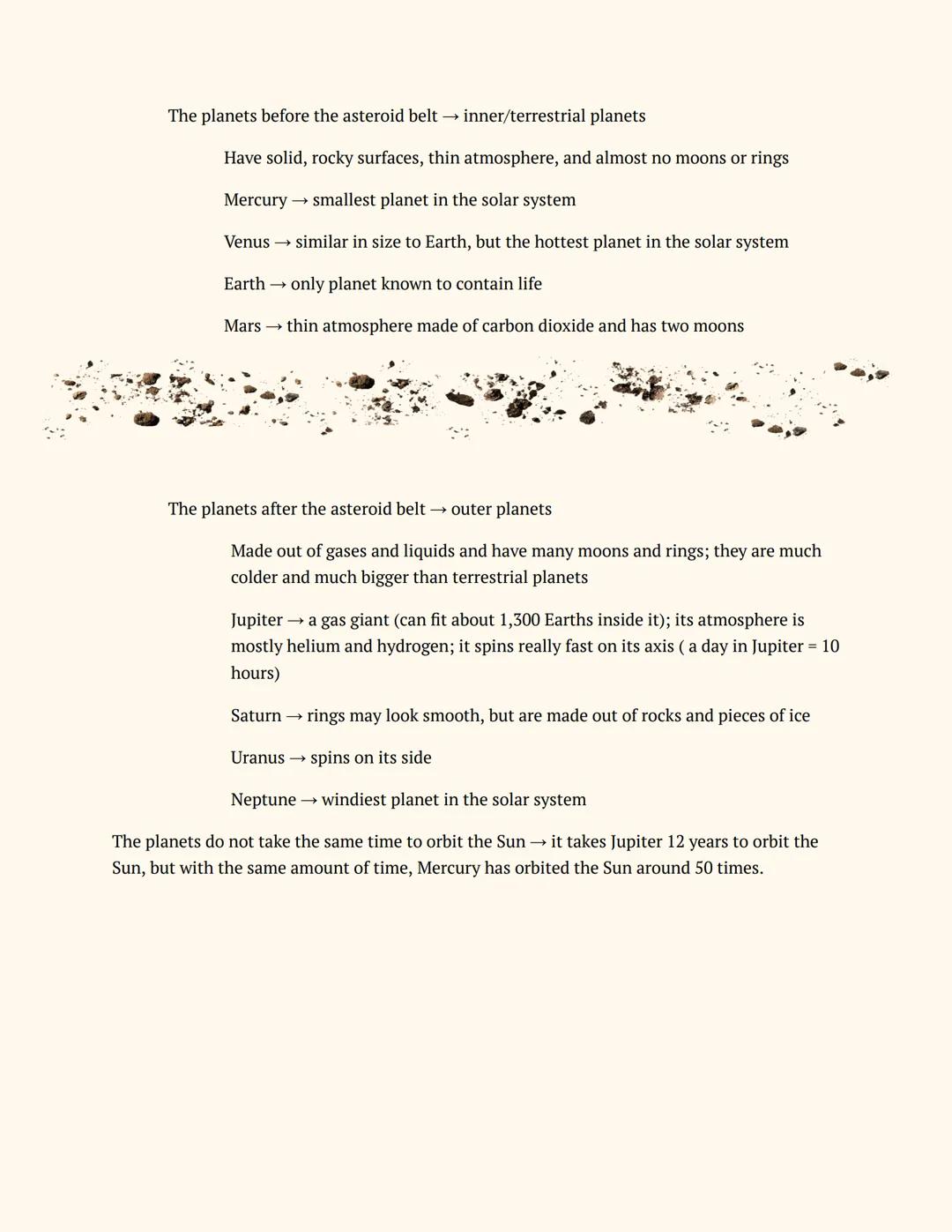 Knowunity
Middle School
The Solar System
Notes
Introduction
Although planets are round, the solar system is flat.
Around 4.6 billion years a