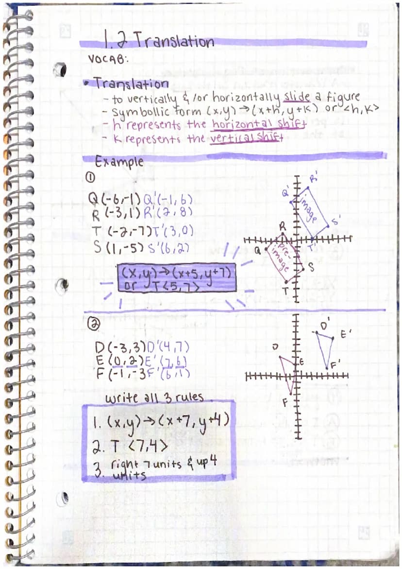 
<h2 id="reflections">Reflections</h2>
<h3 id="vocabulary">Vocabulary</h3>
<ul>
<li>A rigid motion is a transformation that preserves length