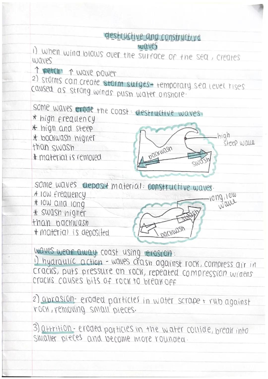 Geography- Costal Processes 