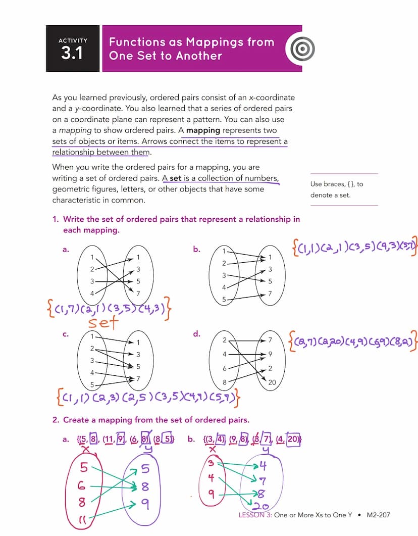 One or More 3
Xs to One Y
Defining Functional Relationships
WARM UP
Evaluate each expression
given the set of values
{1, 6, 12, 25).
1. 5x
2