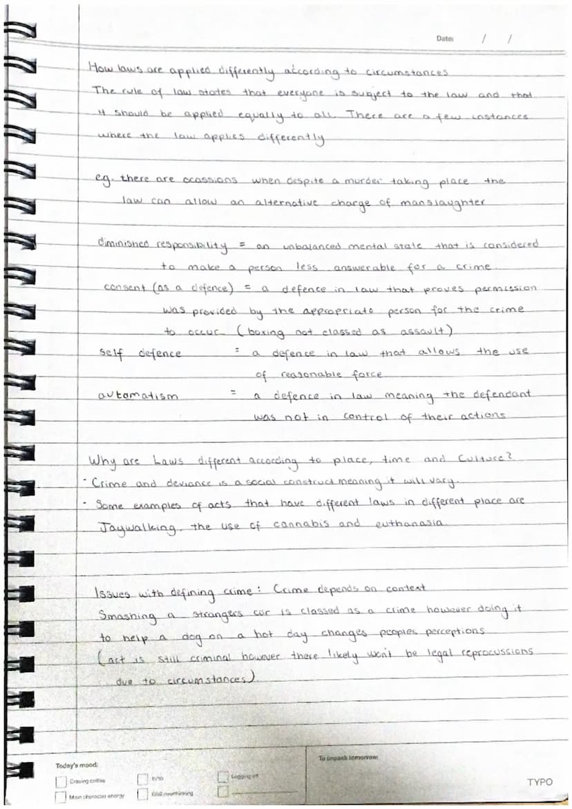 Today's mood
drawing
Unit 2 1:2 -
Maintenary
Explain the
criminality.
Social Construct
-something that's been made or defined by society
·'c