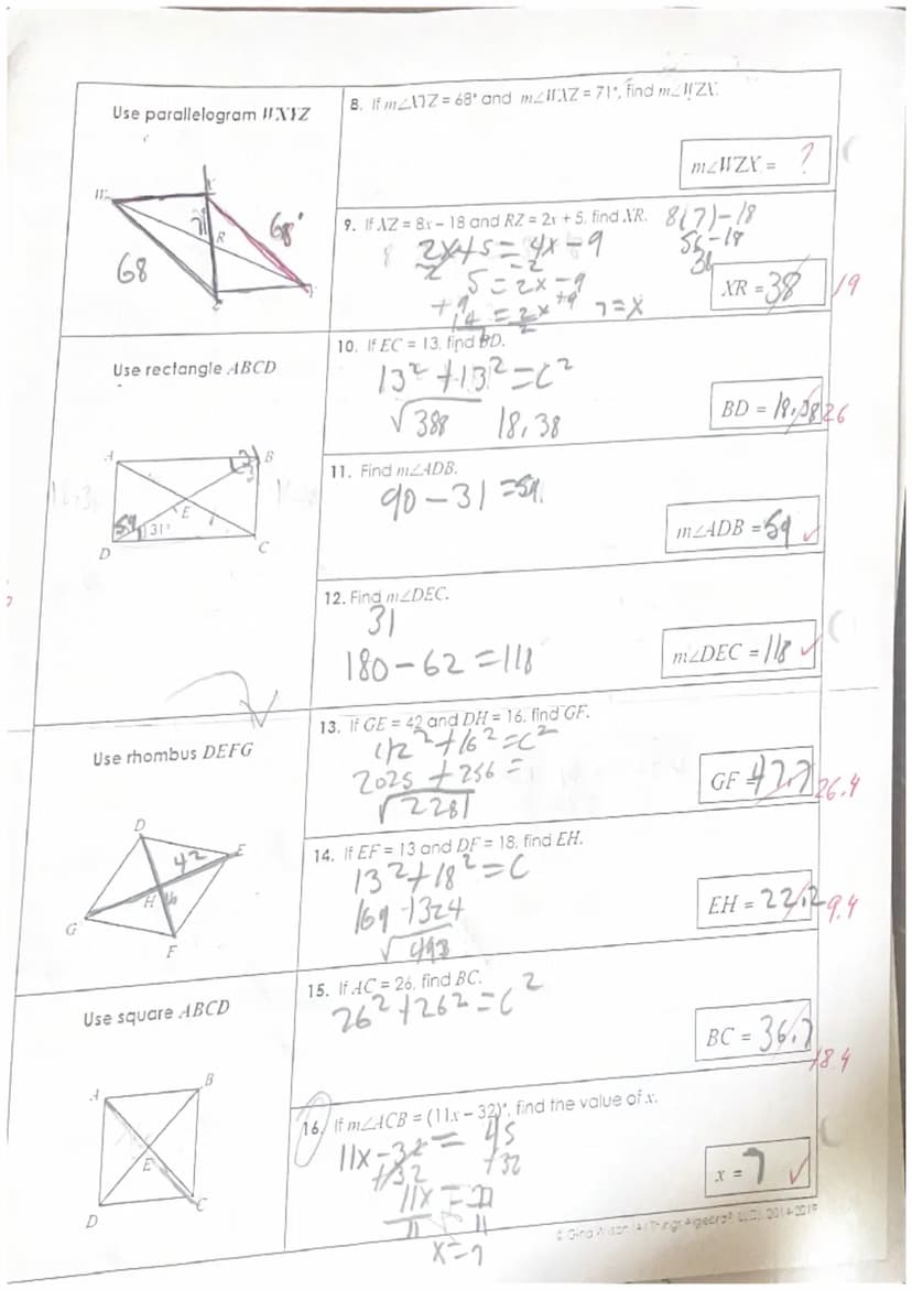 3
Name:
Pe
2/23/22
1. What is the sum of the measures of the interior (2. If the sum of the interior angles of a polygon is
angles of a 27-g