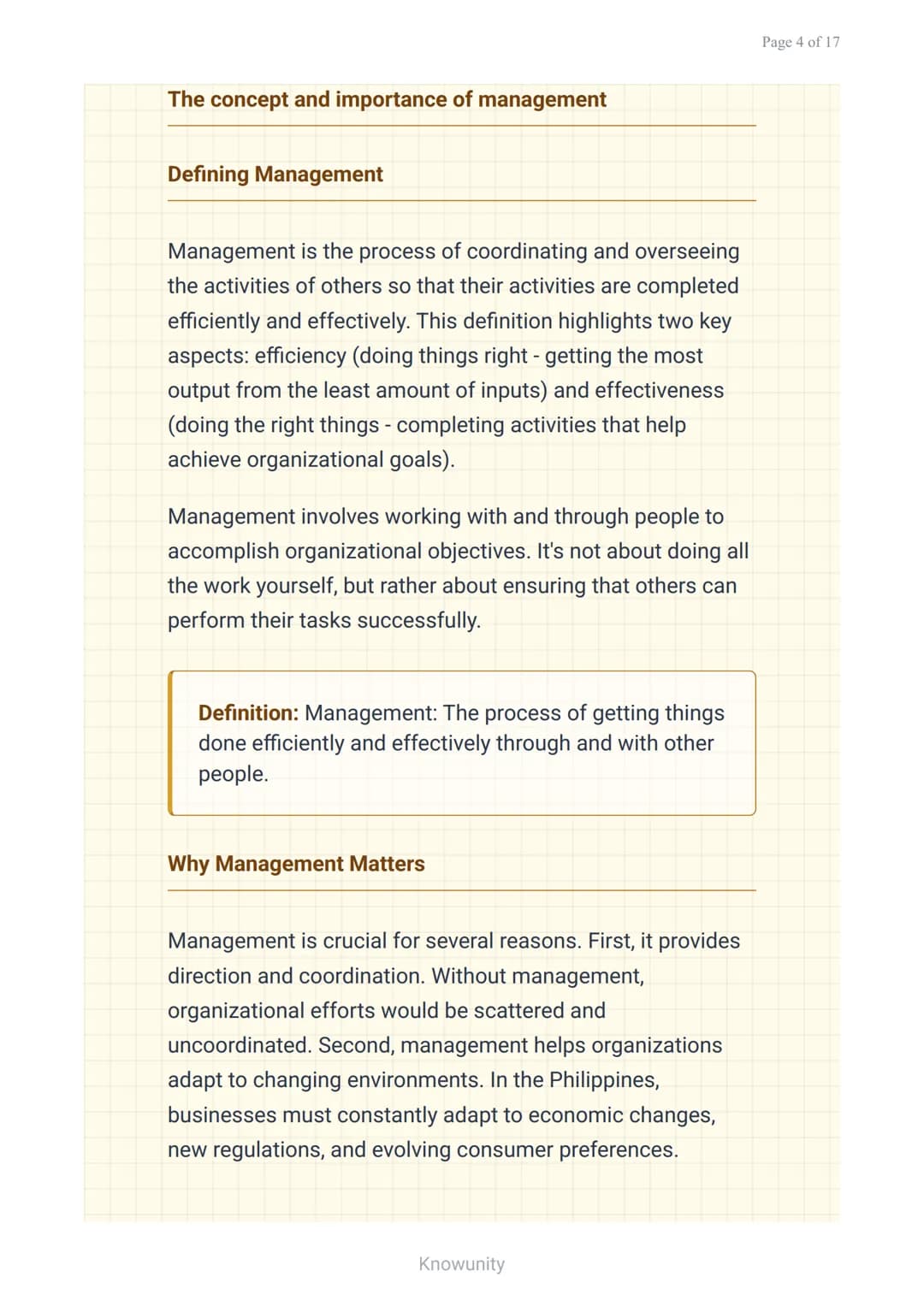 Introduction to Organizations and Management: Role of
Managers
Understanding organizations, management
roles, and hierarchical levels
What Y