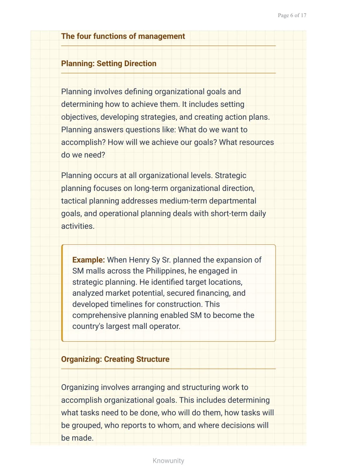 Introduction to Organizations and Management: Role of
Managers
Understanding organizations, management
roles, and hierarchical levels
What Y