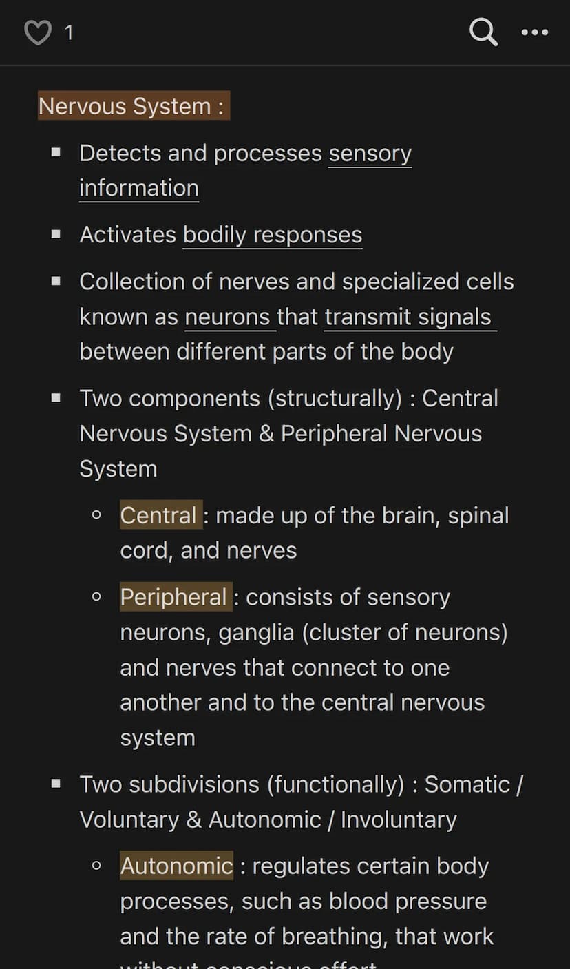 1
Q.
Anatomy & Physiology V1 / 3
Chapter 1: Introduction to the Human Body
1.1 | Overview of Anatomy and Physiology
Anatomy = structure
Huma