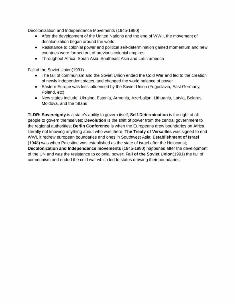 4.1-Intro to Political
How is political space organized: Types of Political Entities
Independent states are the primary building blocks of t