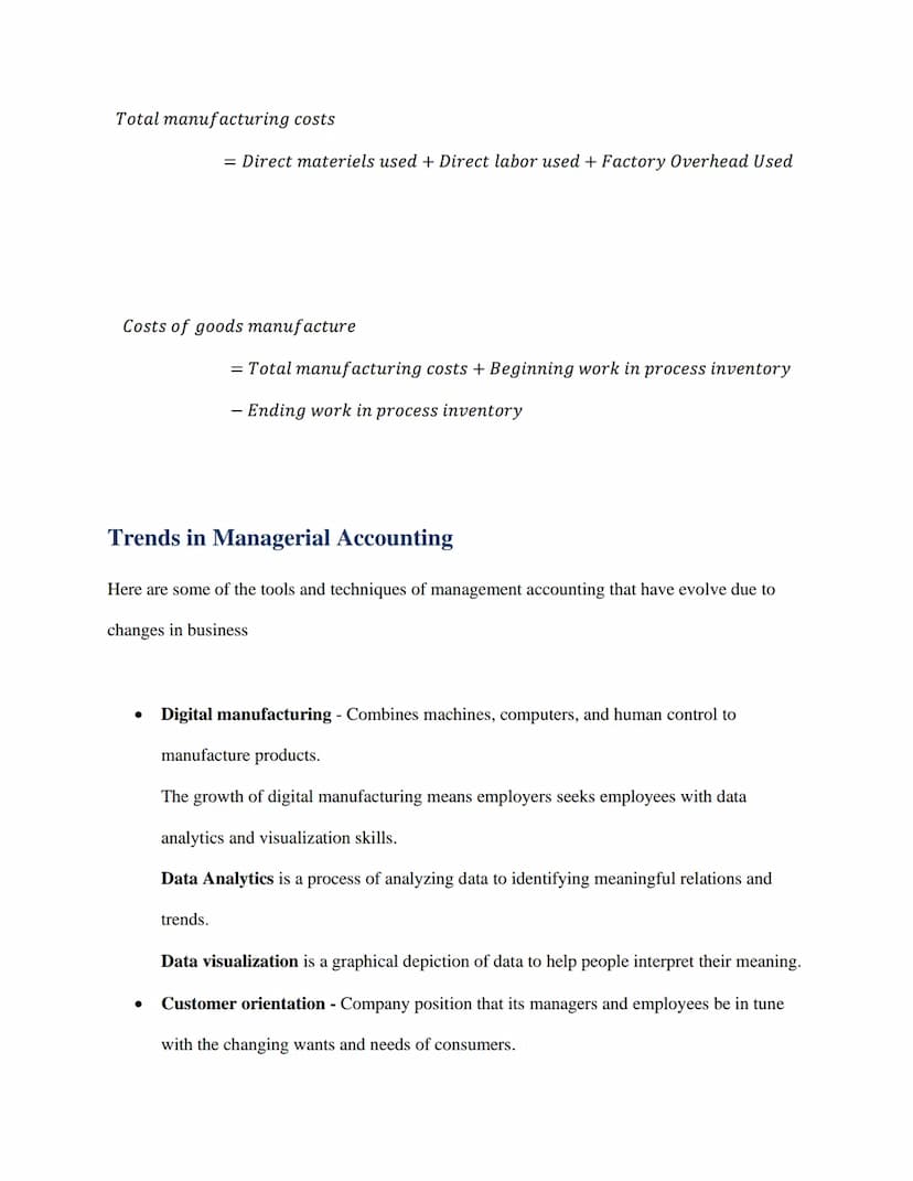 Managerial Accounting Concepts, and Principles
Managerial Accounting Basics
Managerial account to provide financial and financial informatio