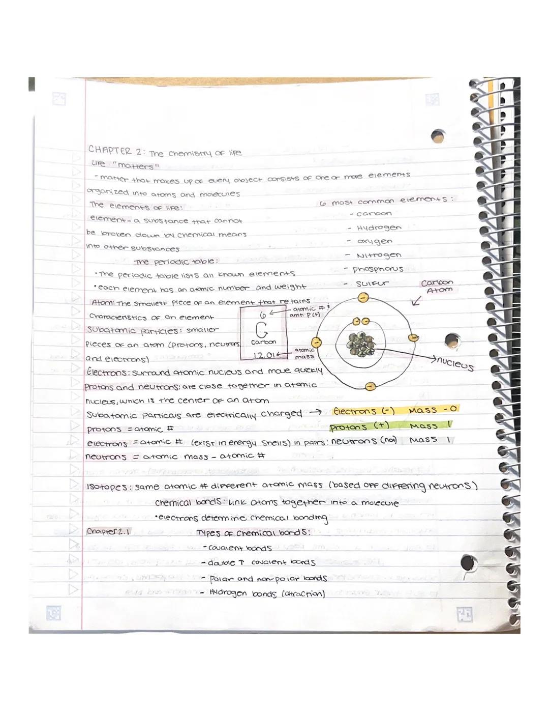 Chapter 6: How cells release energy
Aerobic cellular respiration - energy used from glucose is extracted and put
into ATP For cell energy.
w