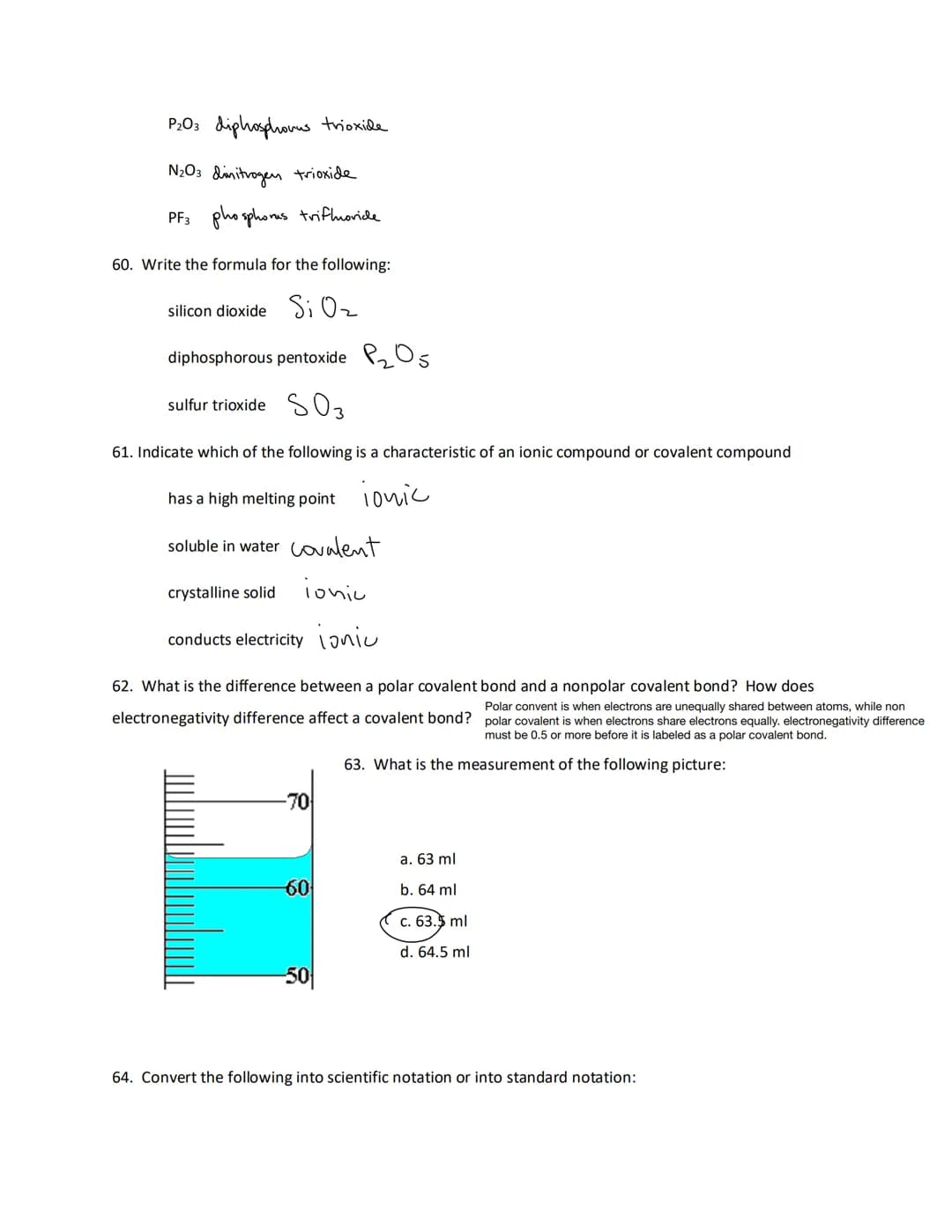 Chemistry Final review
Um
The atomic
symbol for
confusion
1. What's the difference between qualitative and quantitative data? Give 2 example