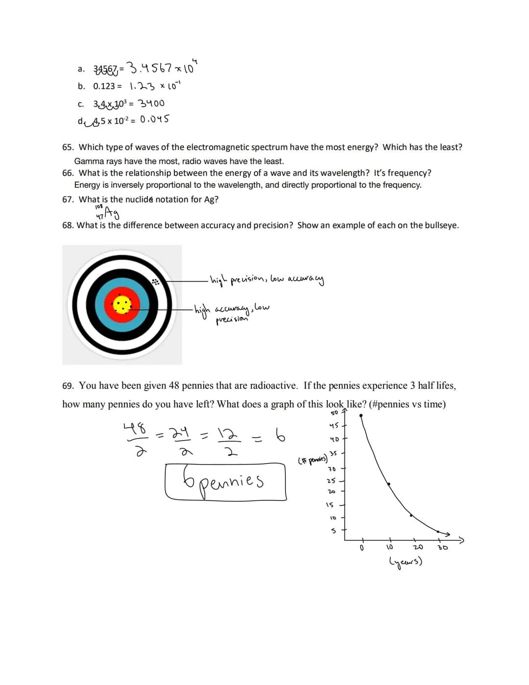 Chemistry Final review
Um
The atomic
symbol for
confusion
1. What's the difference between qualitative and quantitative data? Give 2 example