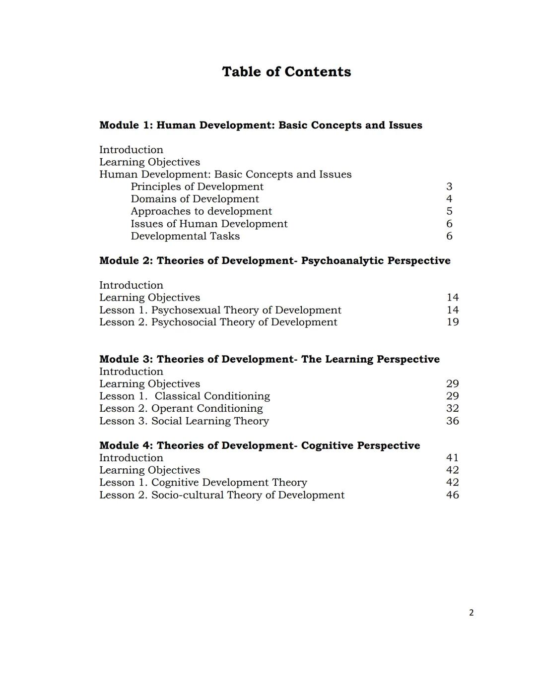 Child and Adolescent Learner
and Learning Principles
Emelyn U. Napiza
LAGUNA UNIVERSITY Table of Contents
Module 1: Human Development: Basic