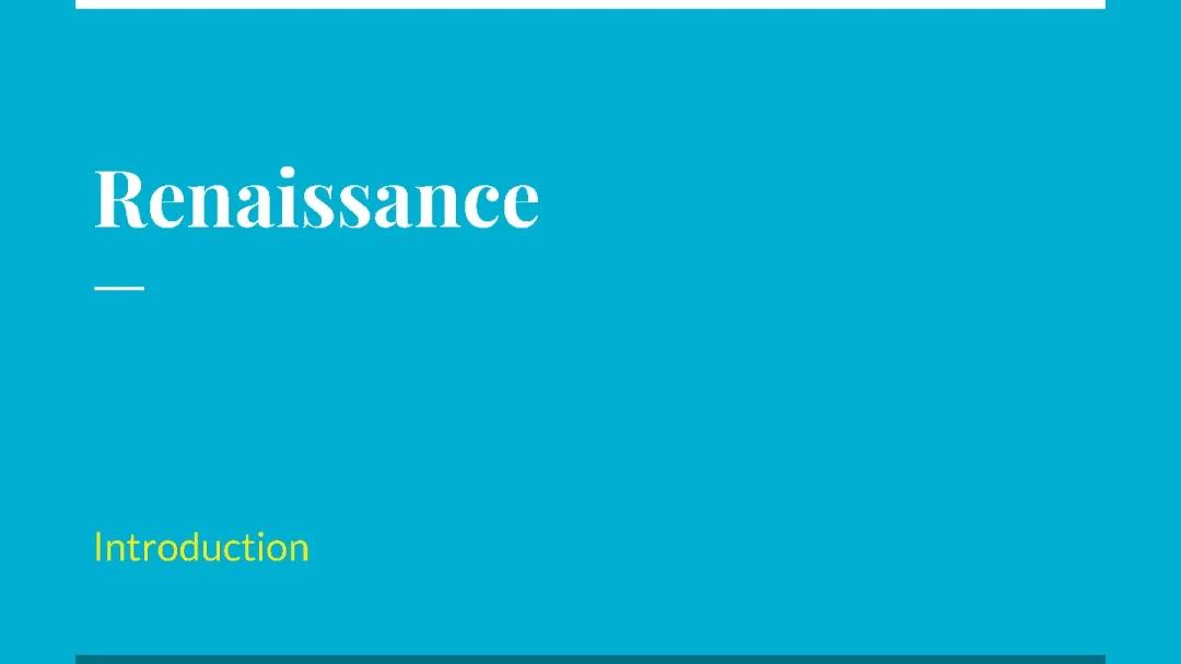 Renaissance