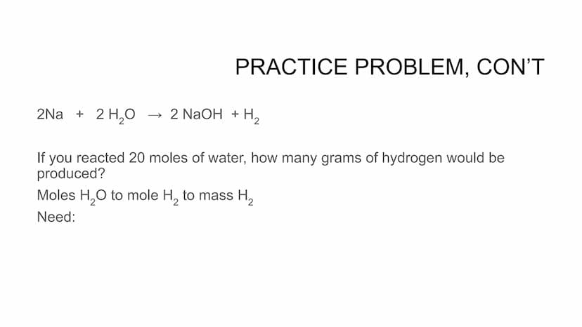 STOICHIOMETRY STOICHIOMETRY
. So in order to determine the
amounts of the
products/reactants in a reaction we will need stoichiometry!
mass
