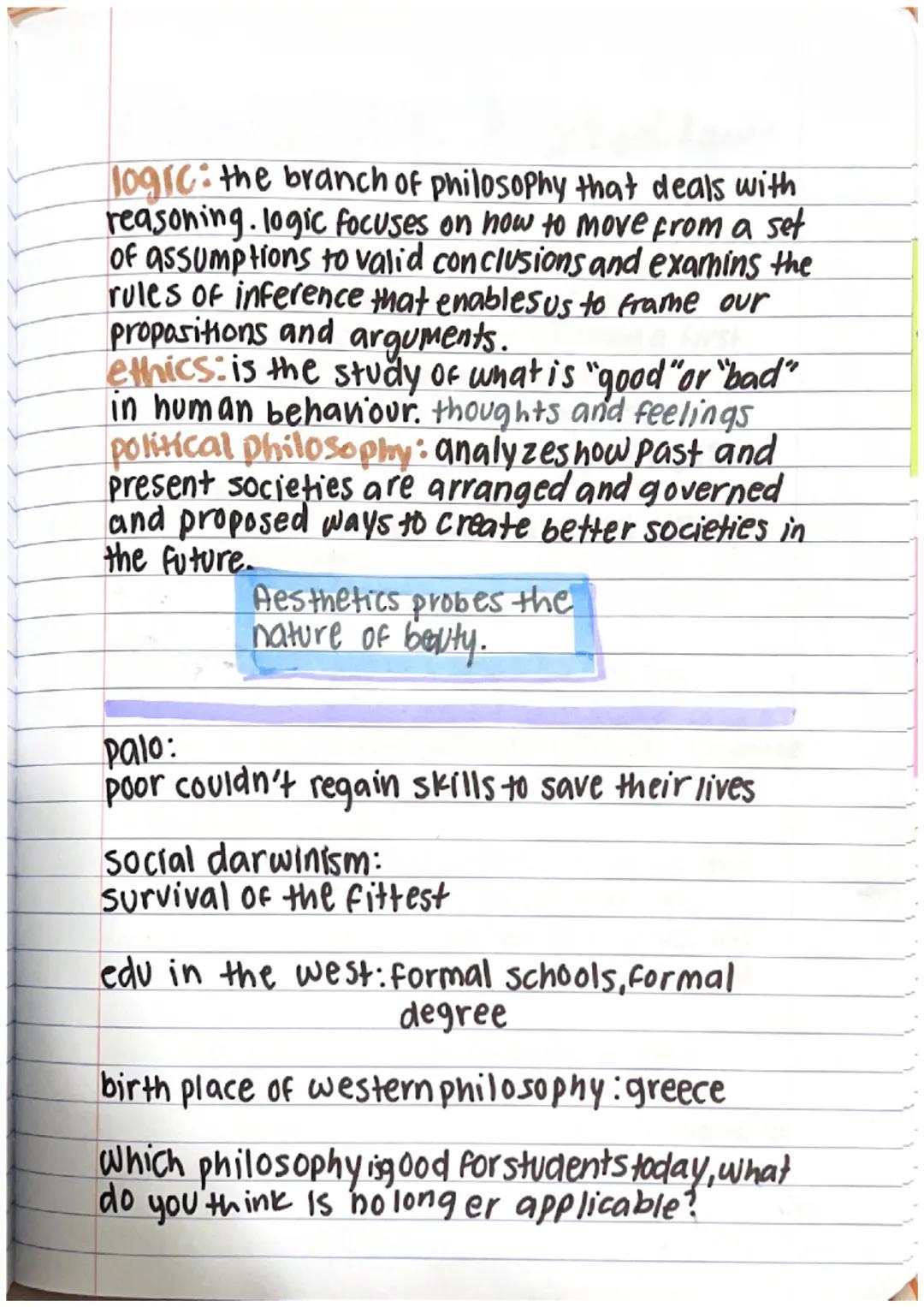 CH6 Philosophy
OF Education
What is a philosophy of education and
why should it be important to you?
a branch of applied or pratical philoso