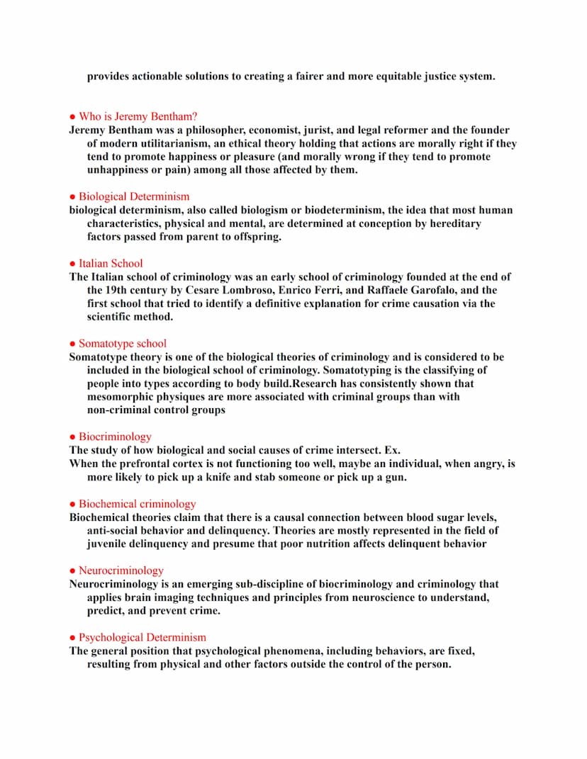 Principles of Criminal
Justice Test #2 Study Guide
• Components of a Criminal Act
three elements. the act or conduct ("actus reus"); second,