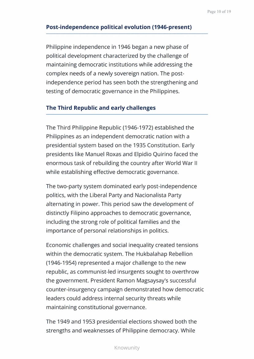 # Foundations of Philippine Politics: Historical Evolution of Our System

Tracing the development of Philippine political systems through hi