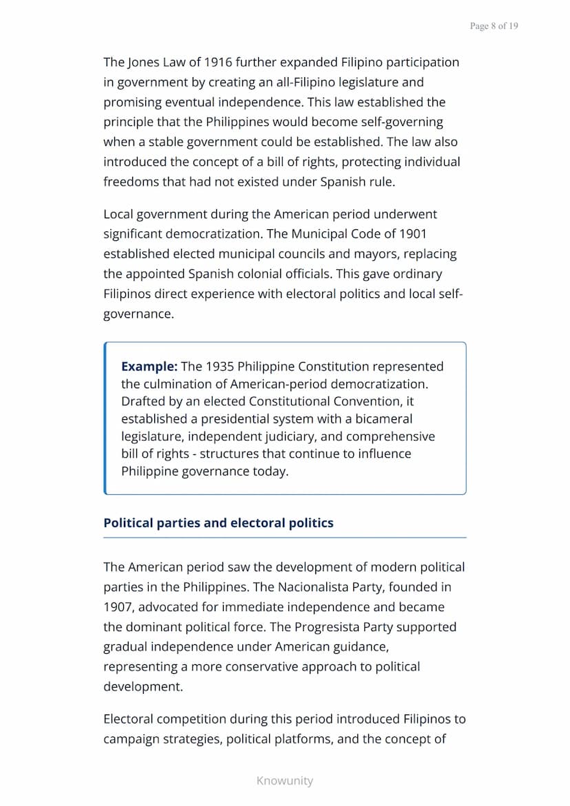 # Foundations of Philippine Politics: Historical Evolution of Our System

Tracing the development of Philippine political systems through hi