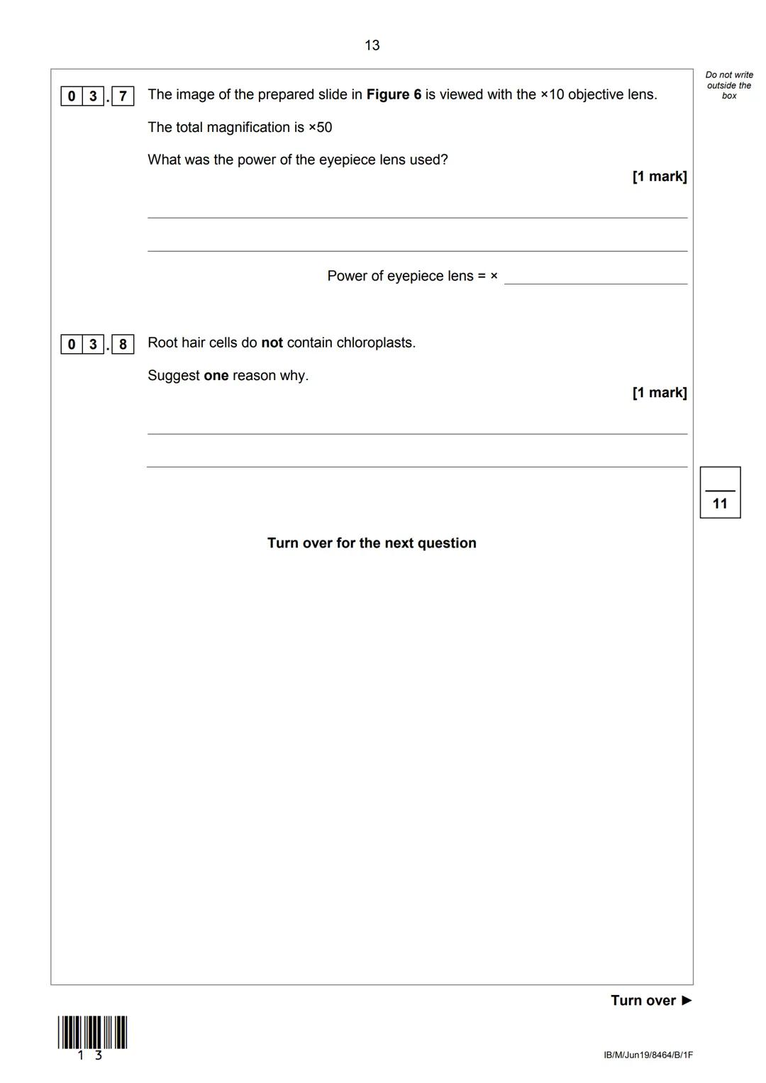 AQAZ
Please write clearly in block capitals.
Centre number
Surname
Forename(s)
Candidate signature
GCSE
COMBINED SCIENCE: TRILOGY
Foundation