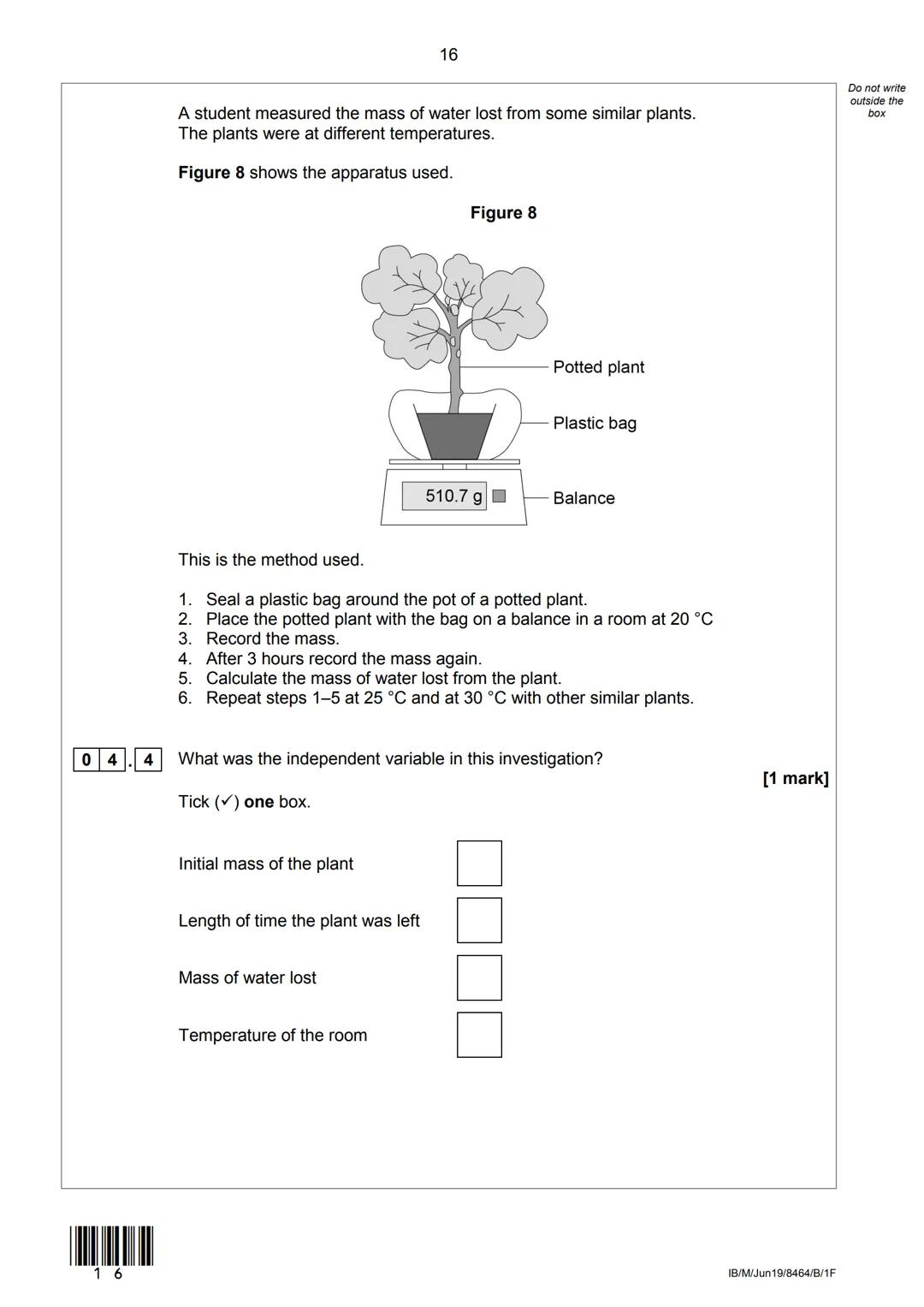 AQAZ
Please write clearly in block capitals.
Centre number
Surname
Forename(s)
Candidate signature
GCSE
COMBINED SCIENCE: TRILOGY
Foundation