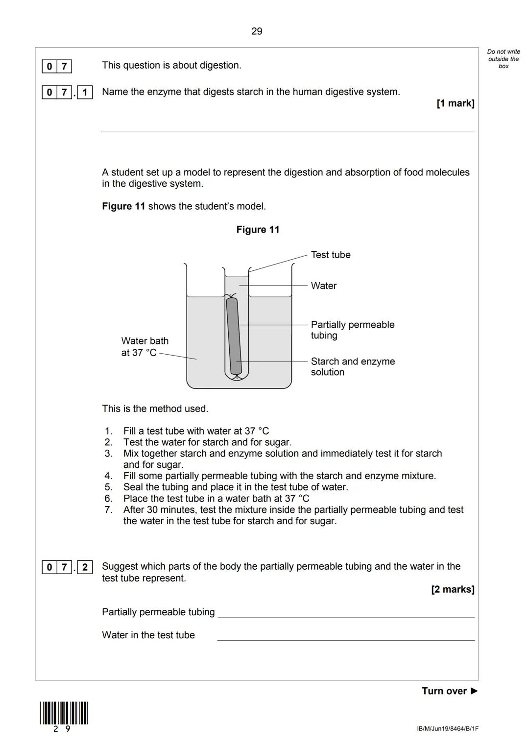 AQAZ
Please write clearly in block capitals.
Centre number
Surname
Forename(s)
Candidate signature
GCSE
COMBINED SCIENCE: TRILOGY
Foundation