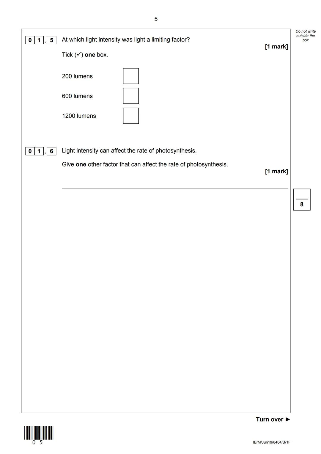 AQAZ
Please write clearly in block capitals.
Centre number
Surname
Forename(s)
Candidate signature
GCSE
COMBINED SCIENCE: TRILOGY
Foundation