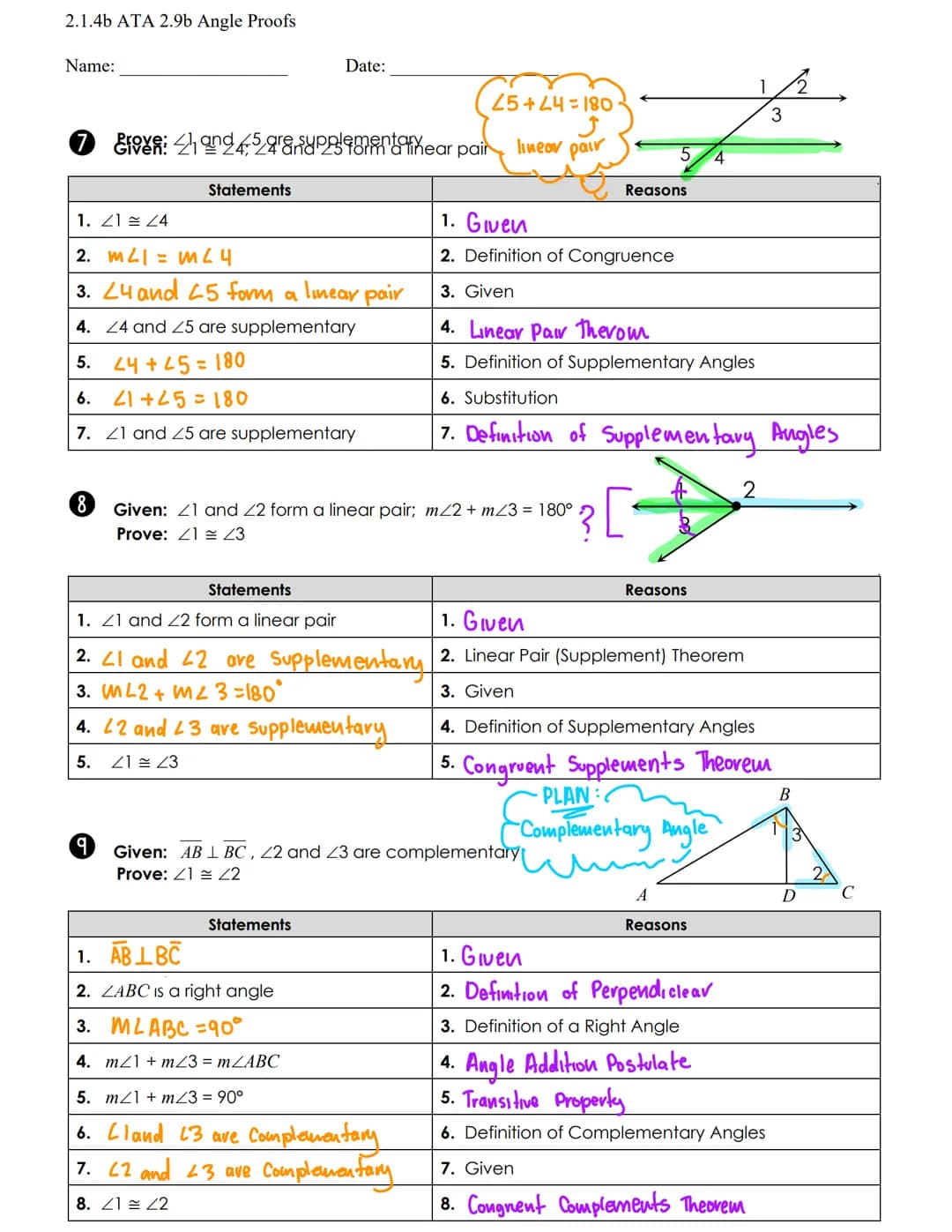 
<h2 id="planzporisarightangle">Plan: ZPOR is a Right Angle</h2>
<p>Given: ZPOR is a right angle</p>
<p>Prove: ZPOS and ZSOR are complementa