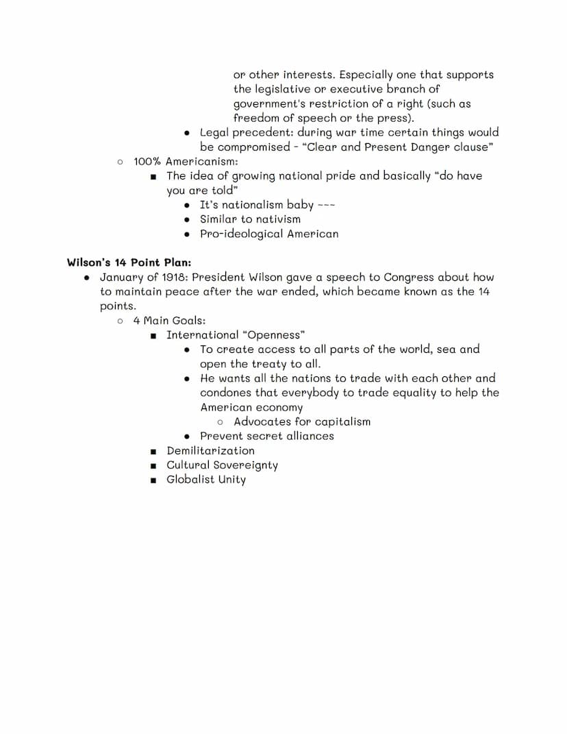 Main Idea:
1.
2.
3.
4.
5.
6.
7.
8.
What were the main causes of WWI?
O
Why did the U.S. declare neutrality regarding World War I?
Why did th