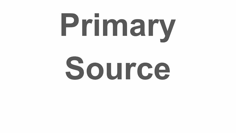PRIMARY
SOURCE
Created during time of study
Se 'con da rỹ: a. 1. Next in place, or time
Prima rý: 1. a. Earliest, original
SECONDARY
SOURCE
