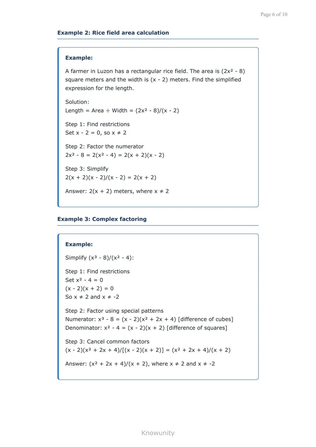 Simplifying rational algebraic expressions
Master techniques for simplifying rational algebraic
expressions
What you'll learn today
Define r