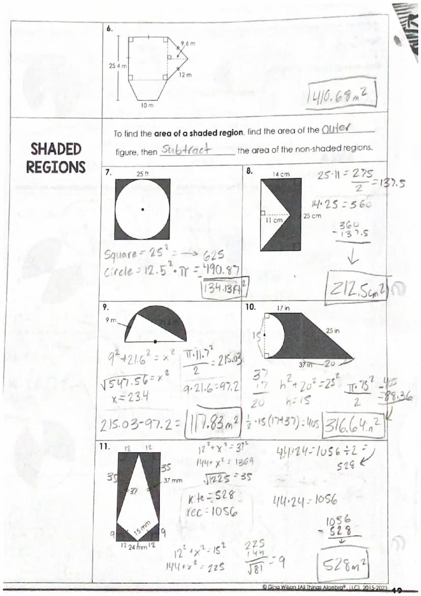 Name:
Topic: Sec 11.3
Main Ideas/Questions Notes
COMPOSITE
Figures
AREA
of Composite Figures
Date:
Class:
A composite figure is a figure tha
